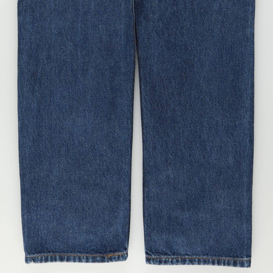 Levi's 505 tapered denim pants for men, size W33 cotton blue type Vintage Second Hand