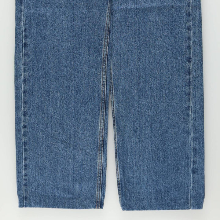 Levi's 505 tapered denim pants for men, size W34 cotton blue type Vintage Second Hand