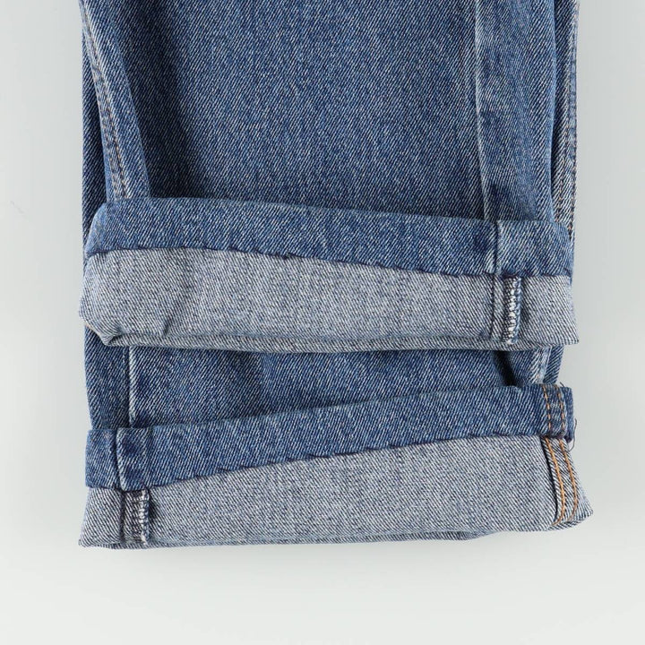 Levi's 505 tapered denim pants for men, size W34 cotton blue type Vintage Second Hand