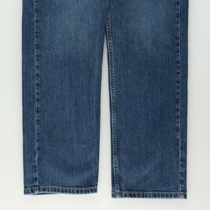 Levi's 505 tapered denim pants for men, size W34 cotton blue type Vintage Second Hand
