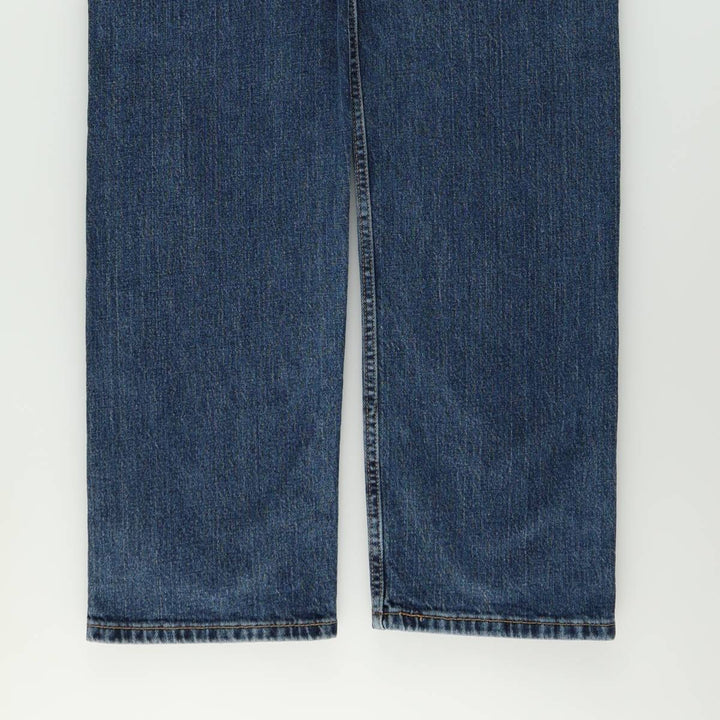 Levi's 505 tapered denim pants for men, size W34 cotton blue type Vintage Second Hand