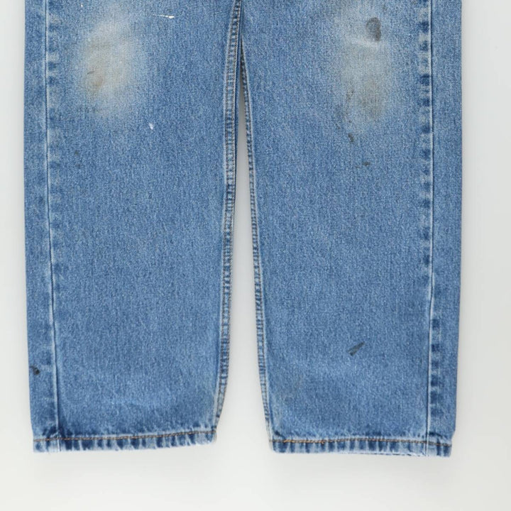 Levi's 505 tapered denim pants for men, size w37 cotton blue type Vintage Second Hand