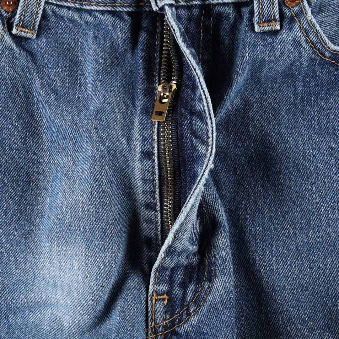 Levi's 505 tapered denim pants for men, size w37 cotton blue type Vintage Second Hand