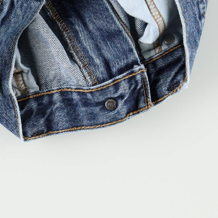 Levi's 505 tapered denim pants for men, size w37 cotton blue type Vintage Second Hand
