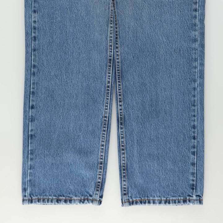 Levi's 505 tapered denim pants for men, size w37 cotton blue type Vintage Second Hand