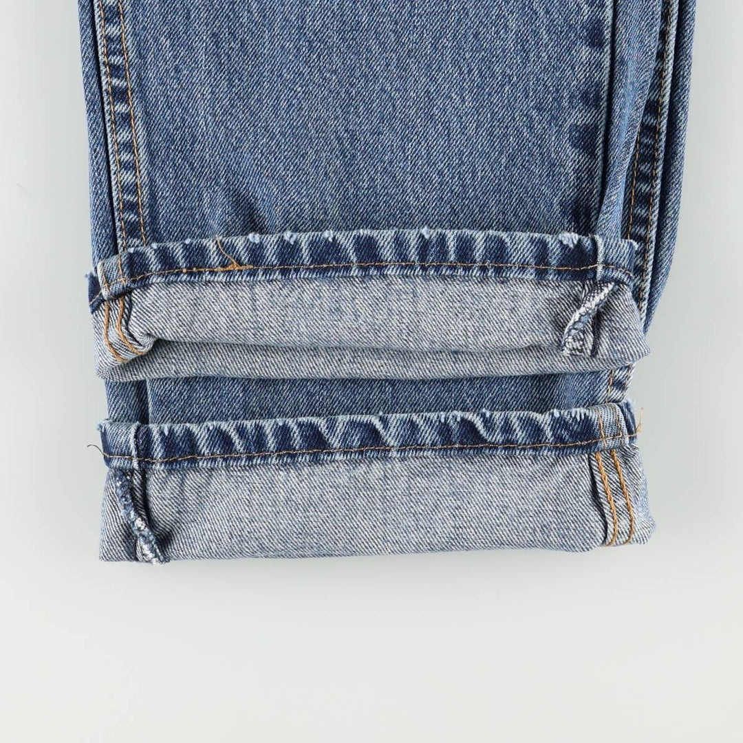 Levi's 505 tapered denim pants for men, size w37 cotton blue type Vintage Second Hand