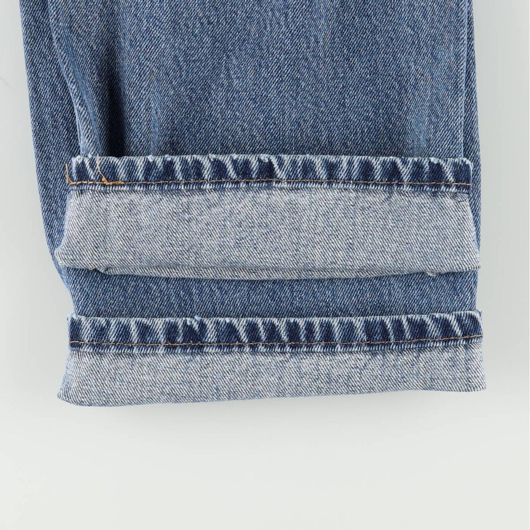 Levi's 505 tapered denim pants for men, size w37 cotton blue type Vintage Second Hand