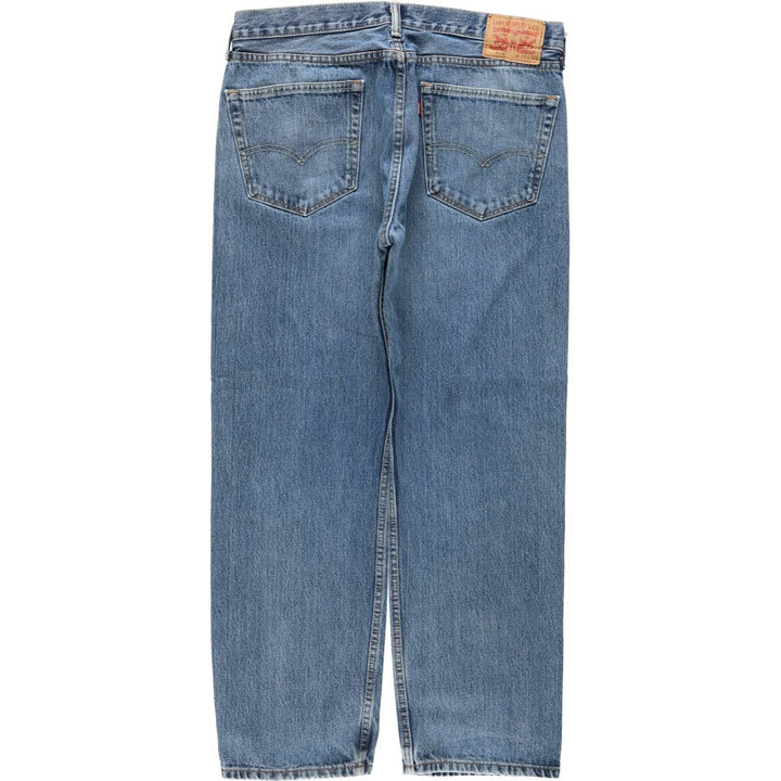 Levi's 505 tapered denim pants for men, size w37 cotton blue type Vintage Second Hand