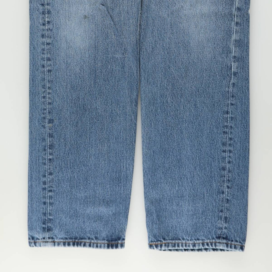 Levi's 505 tapered denim pants for men, size w37 cotton blue type Vintage Second Hand
