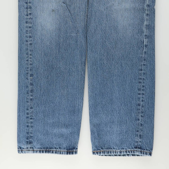 Levi's 505 tapered denim pants for men, size w37 cotton blue type Vintage Second Hand