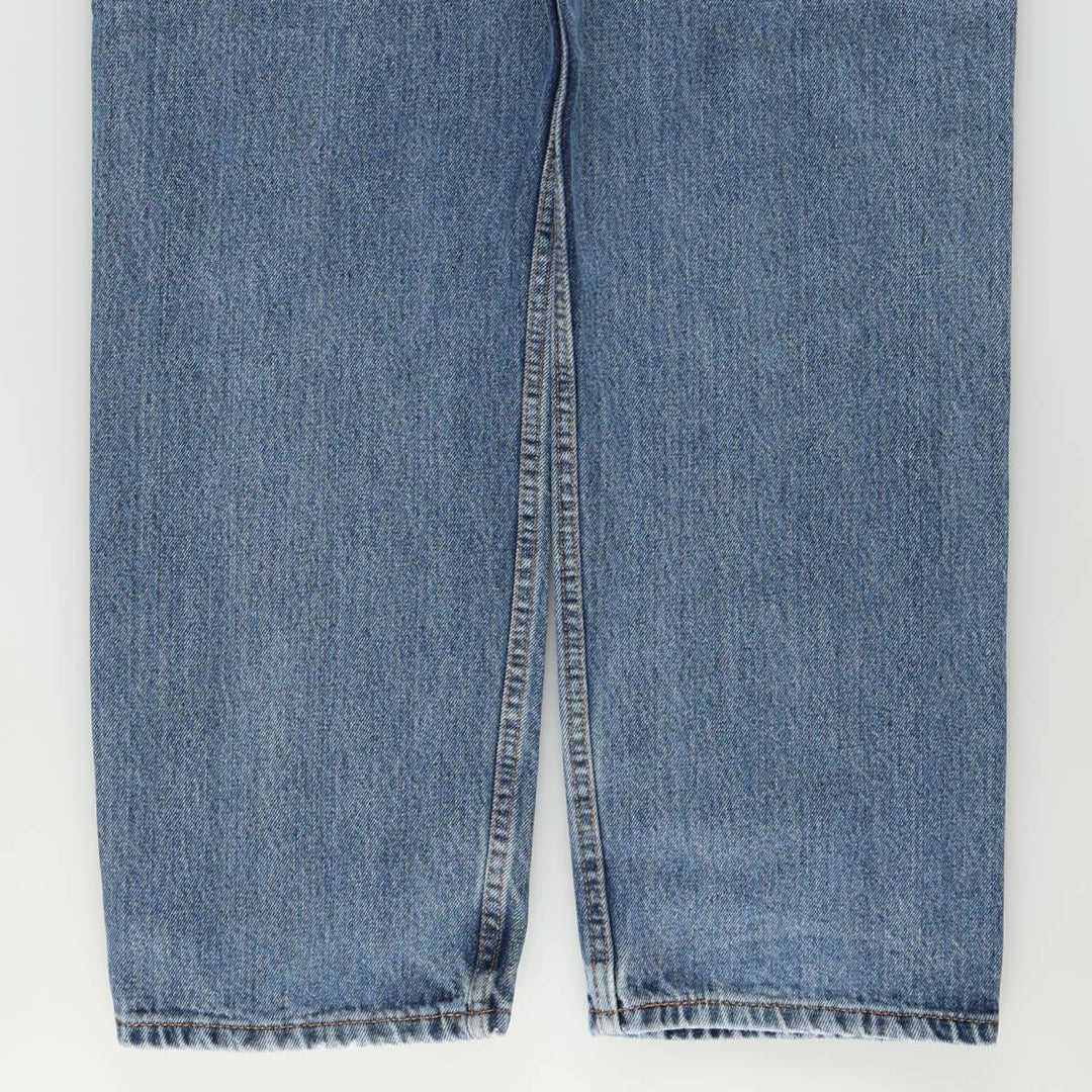 Levi's 505 tapered denim pants for men, size w37 cotton blue type Vintage Second Hand