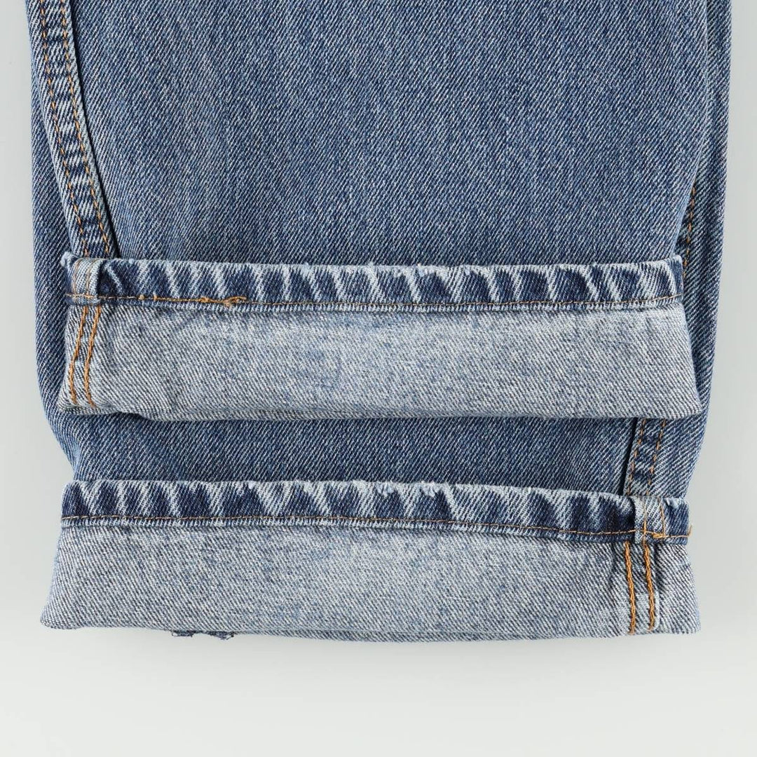 Levi's 505 tapered denim pants for men, size w37 cotton blue type Vintage Second Hand