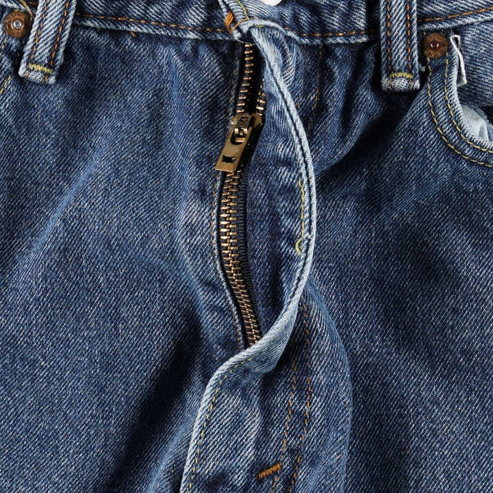 Levi's 505 tapered denim pants for men, size w36 cotton blue type Vintage Second Hand