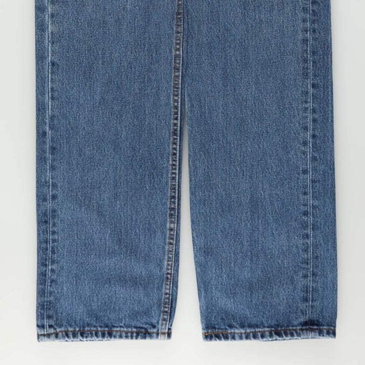 Levi's 505 tapered denim pants for men, size w36 cotton blue type Vintage Second Hand