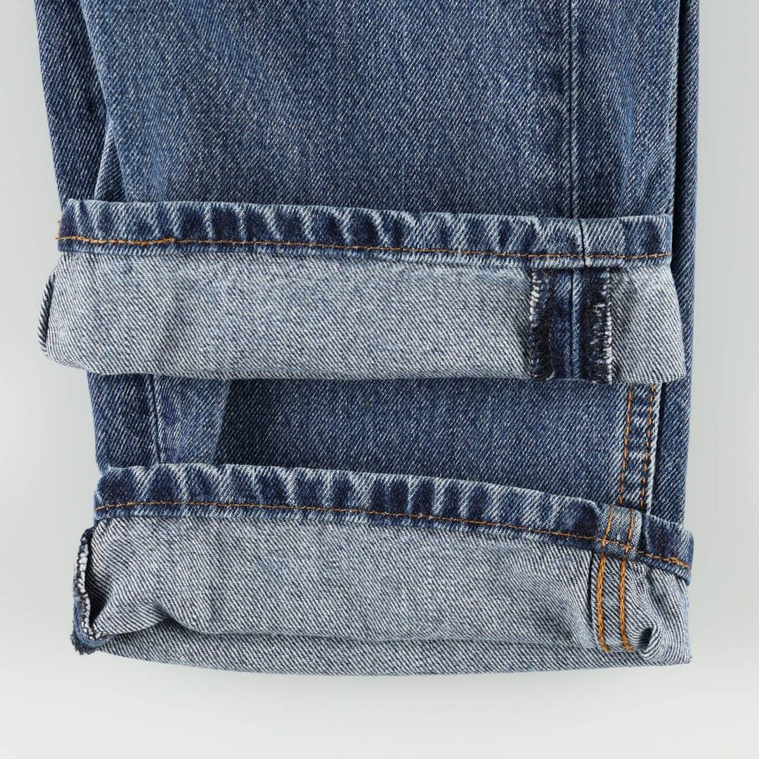 Levi's 505 tapered denim pants for men, size w36 cotton blue type Vintage Second Hand