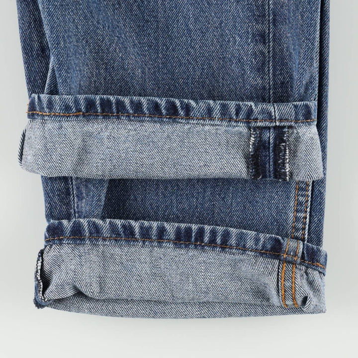 Levi's 505 tapered denim pants for men, size w36 cotton blue type Vintage Second Hand