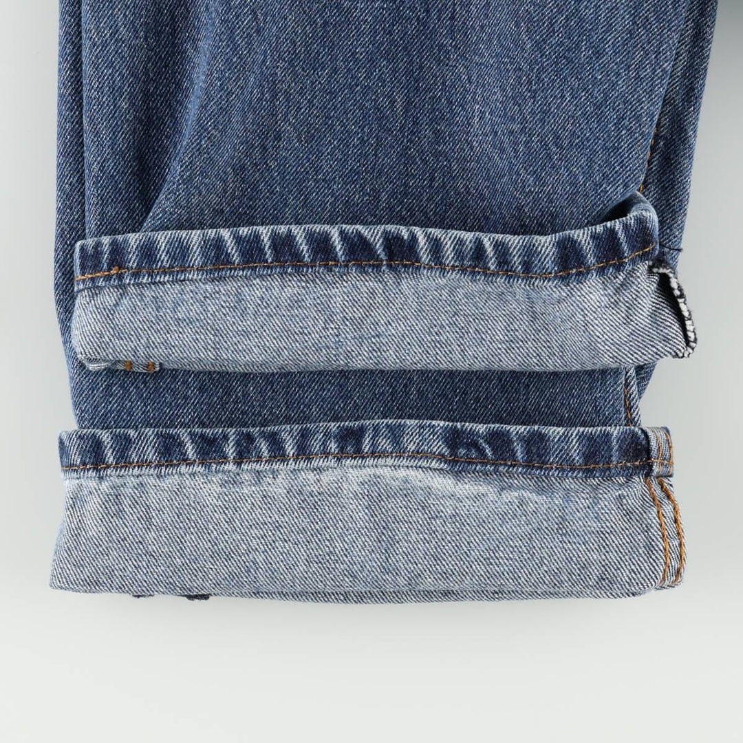 Levi's 505 tapered denim pants for men, size w36 cotton blue type Vintage Second Hand