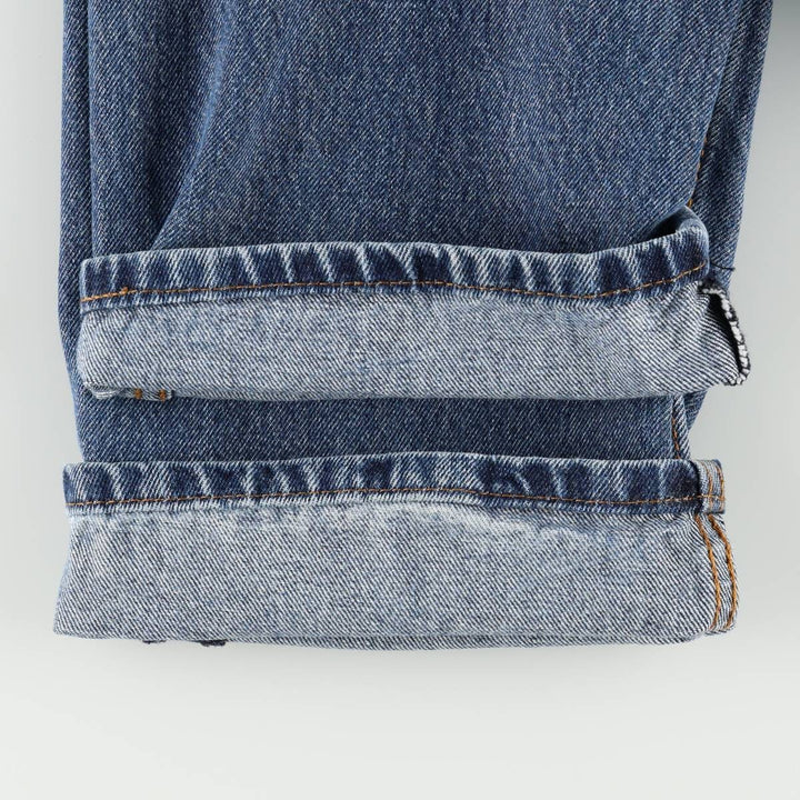 Levi's 505 tapered denim pants for men, size w36 cotton blue type Vintage Second Hand