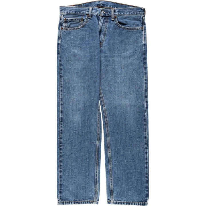 Levi's 505 tapered denim pants for men, size w36 cotton blue type Vintage Second Hand