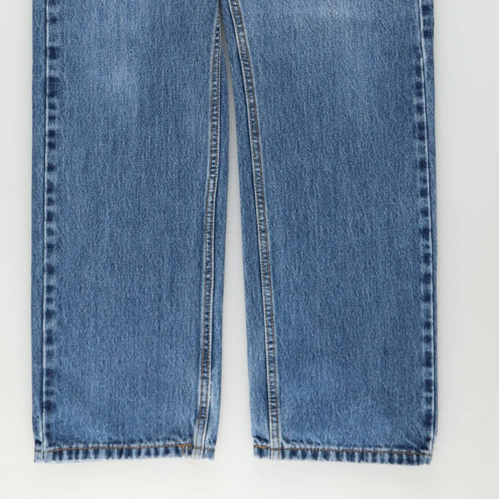 Levi's 505 tapered denim pants for men, size w36 cotton blue type Vintage Second Hand