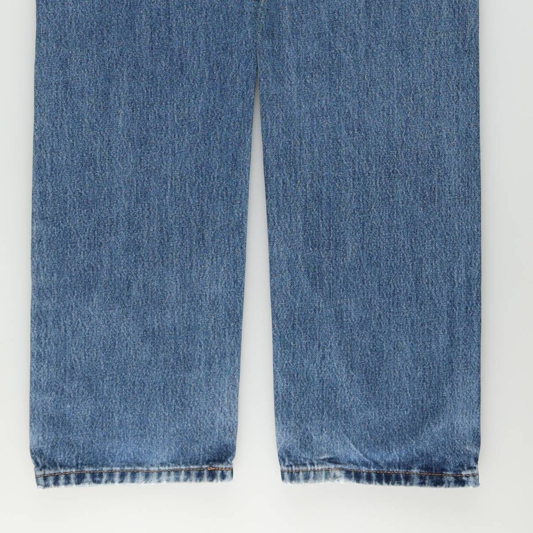 Levi's 505 tapered denim pants for men, size w36 cotton blue type Vintage Second Hand