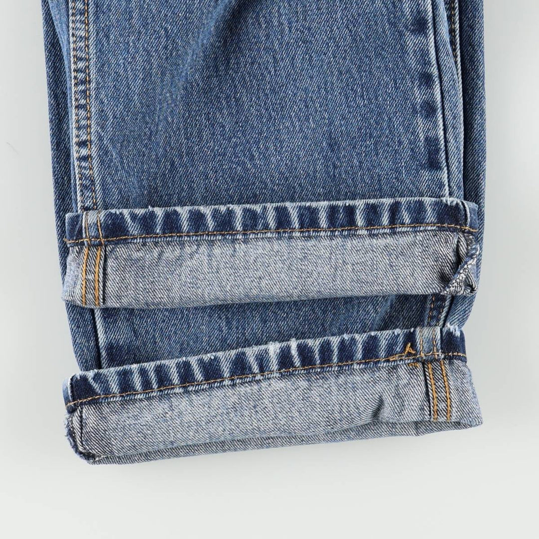 Levi's 505 tapered denim pants for men, size w36 cotton blue type Vintage Second Hand