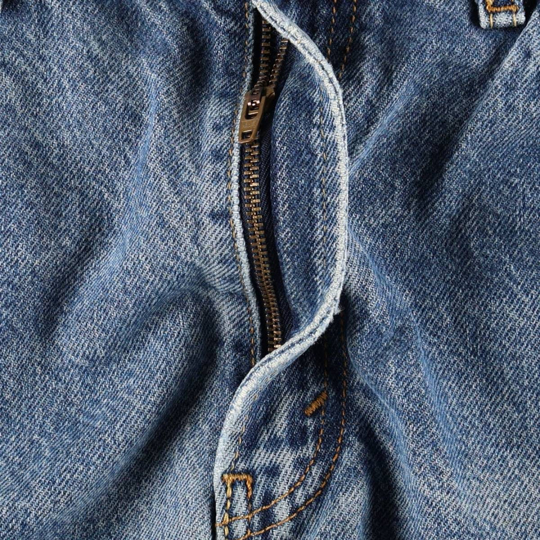 00'S Levi's 505 REGULAR FIT tapered denim pants for men, size w34 cotton blue type Vintage Second Hand