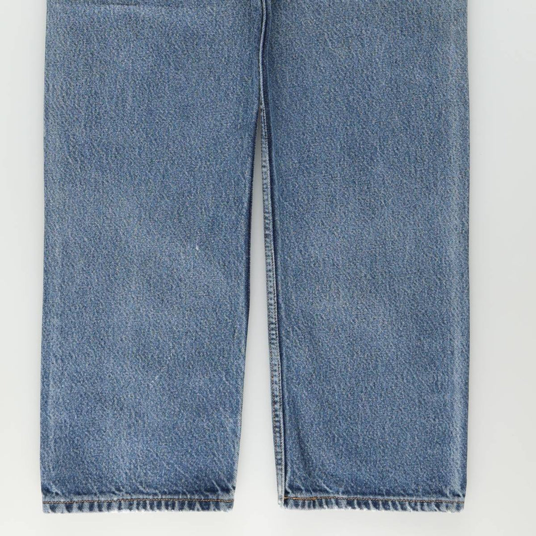 00'S Levi's 505 REGULAR FIT tapered denim pants for men, size w34 cotton blue type Vintage Second Hand