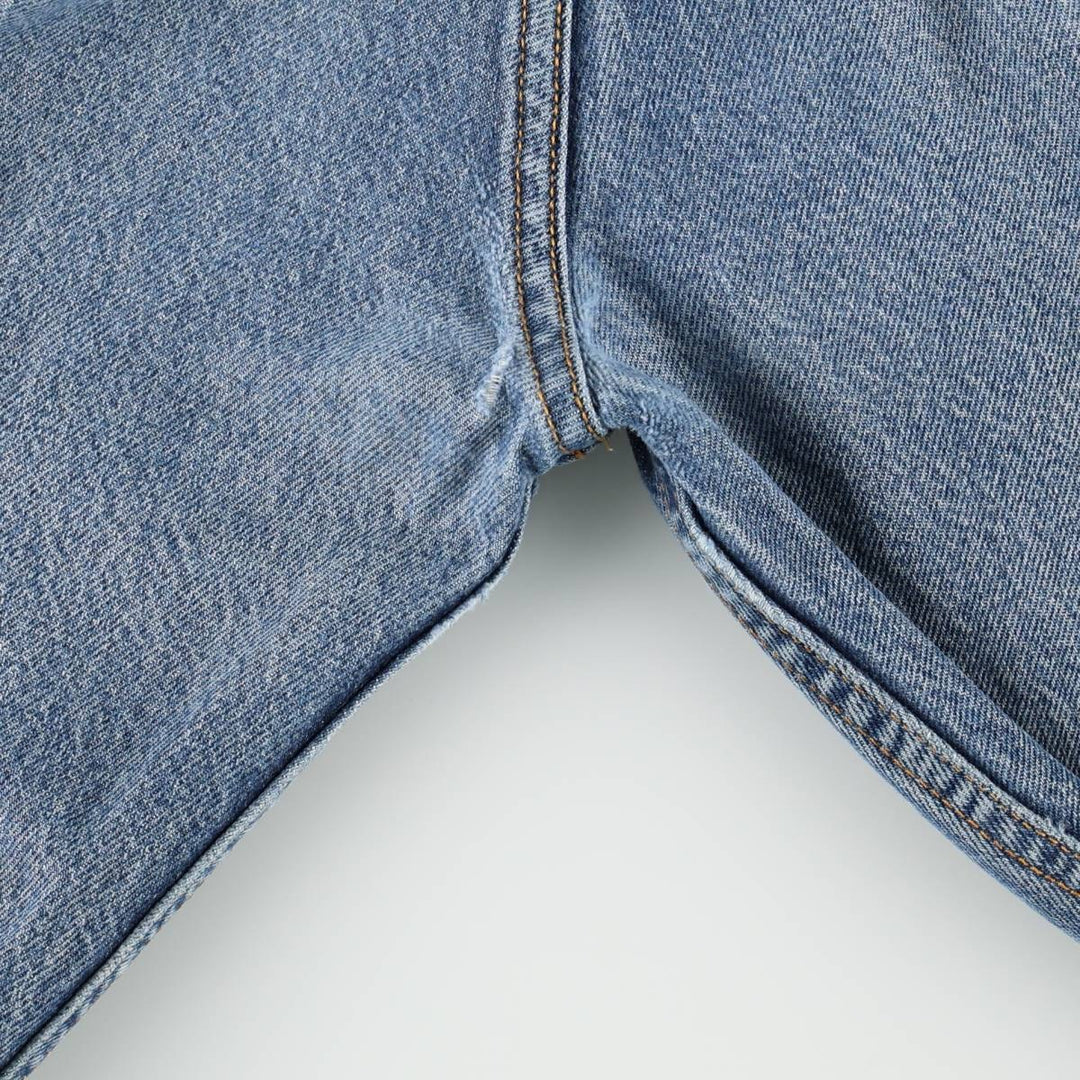 00'S Levi's 505 REGULAR FIT tapered denim pants for men, size w34 cotton blue type Vintage Second Hand