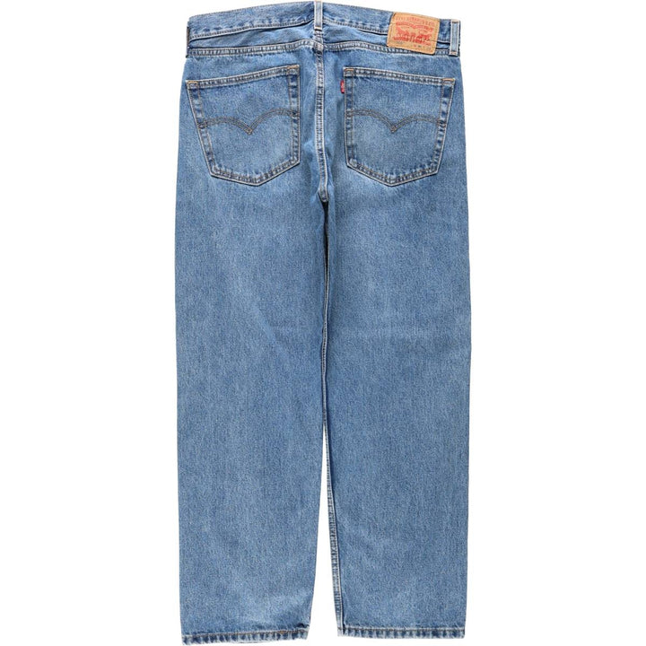Levi's 505-4891 Tapered Denim Pants, Men's Size W36 (approx.) cotton blue type Vintage Second Hand