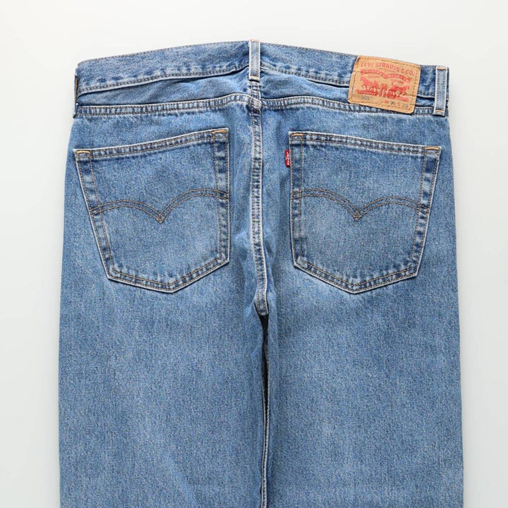 Levi's 505-4891 Tapered Denim Pants, Men's Size W36 (approx.) cotton blue type Vintage Second Hand