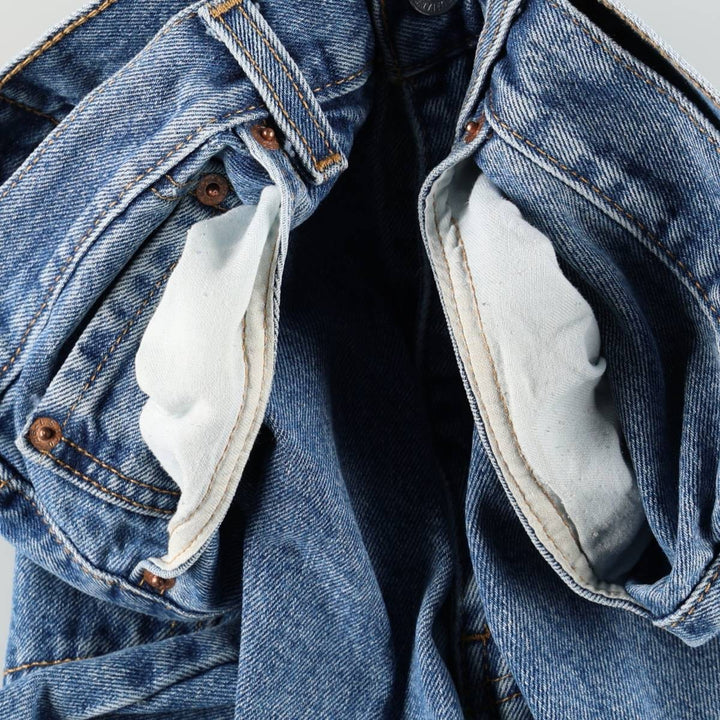 Levi's 505-4891 Tapered Denim Pants, Men's Size W36 (approx.) cotton blue type Vintage Second Hand