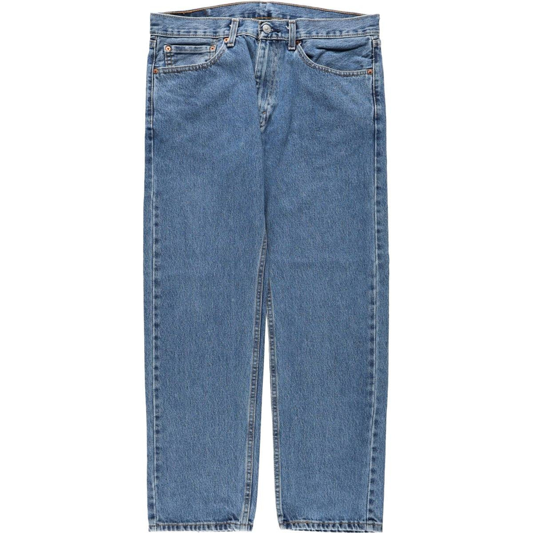 Levi's 505 tapered denim pants for men, size w36 cotton blue type Vintage Second Hand
