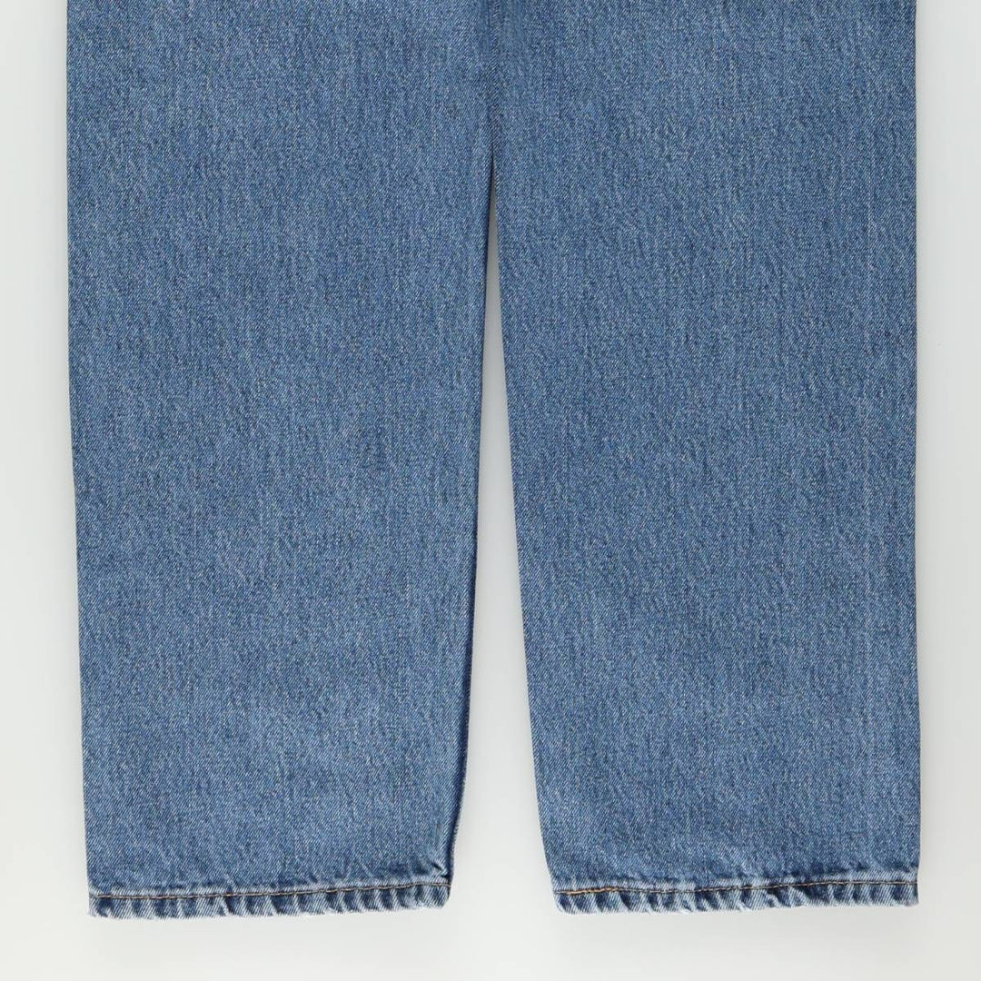 Levi's 505 tapered denim pants for men, size w36 cotton blue type Vintage Second Hand