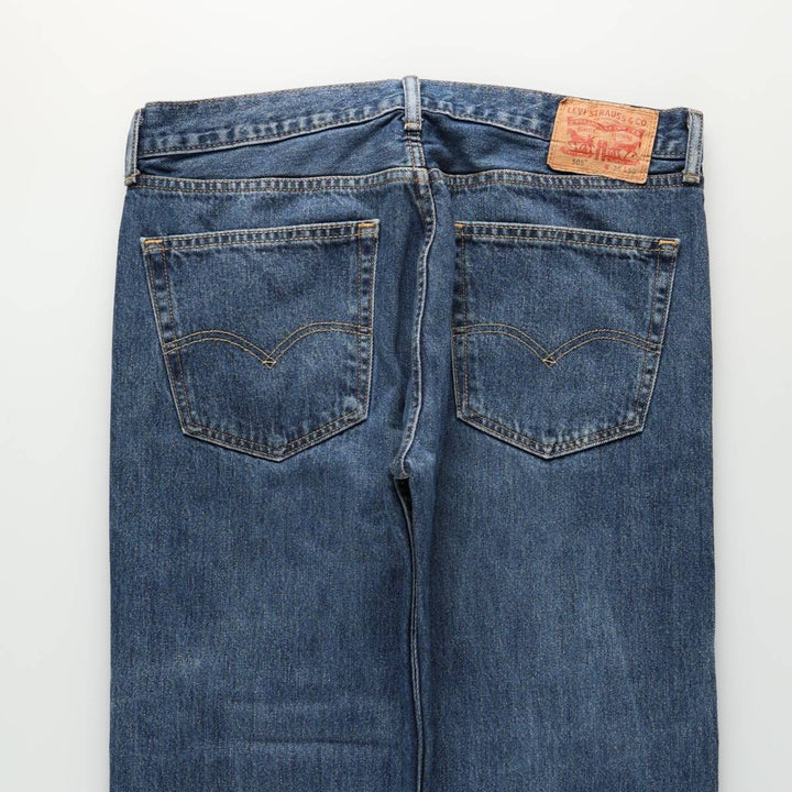 Levi's 505-4886 Tapered Denim Pants, Men's Size W37 (approx.) cotton blue type Vintage Second Hand