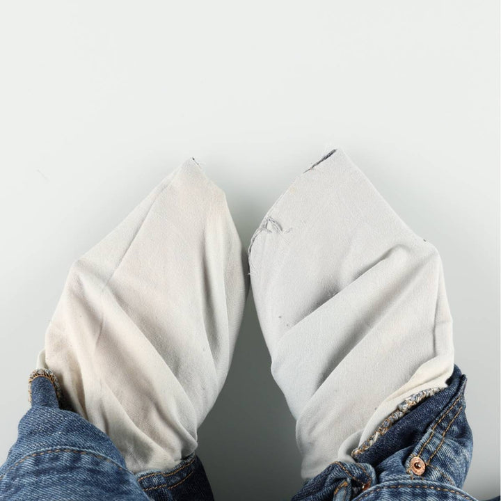 Levi's 505-4886 Tapered Denim Pants, Men's Size W37 (approx.) cotton blue type Vintage Second Hand