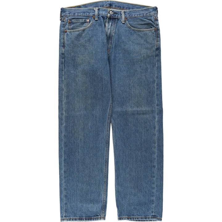 Levi's 505 tapered denim pants for men, size w37 cotton blue type Vintage Second Hand