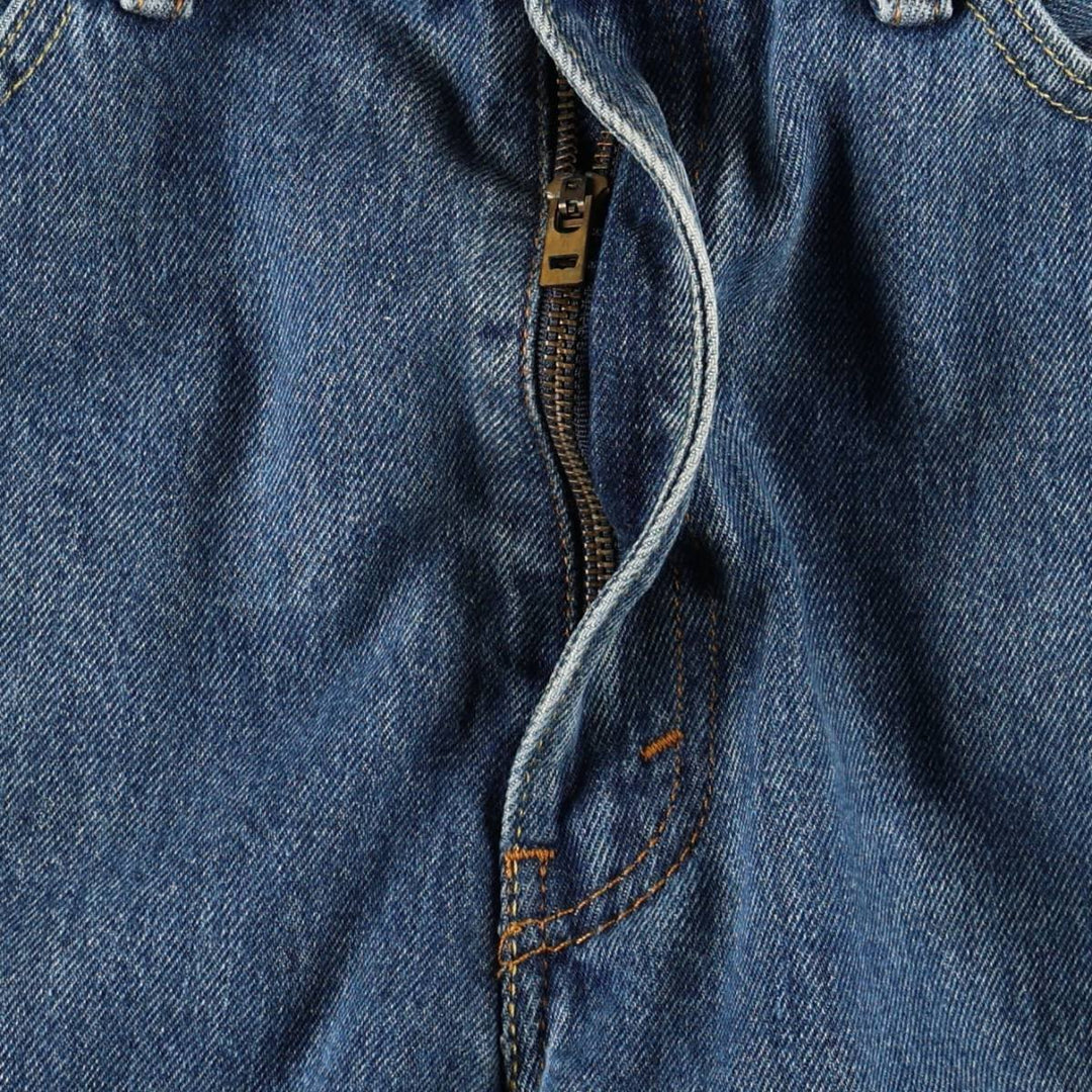 Levi's 505 tapered denim pants for men, size w37 cotton blue type Vintage Second Hand