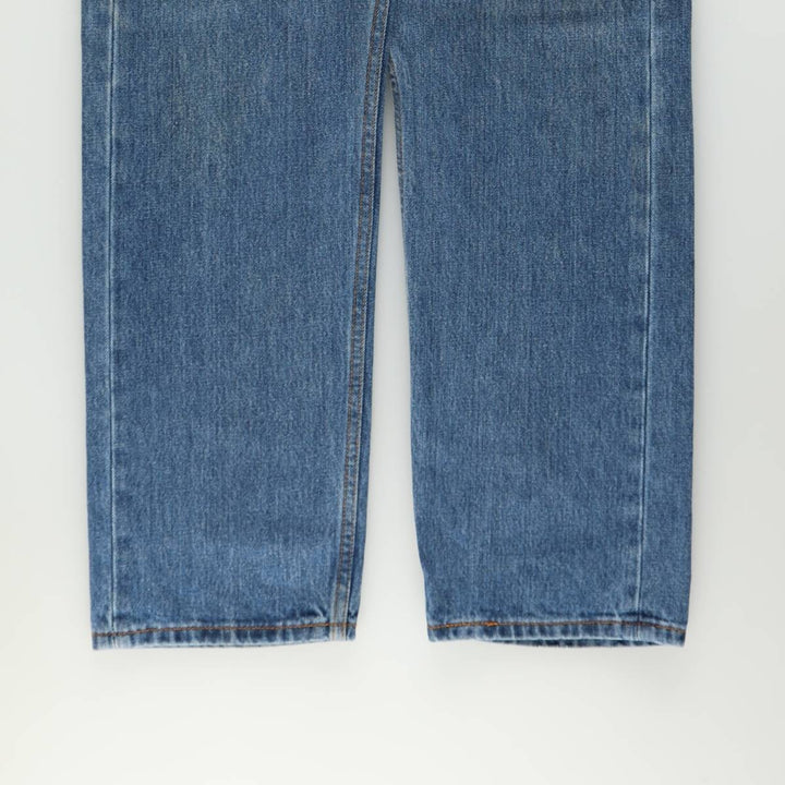 Levi's 505 tapered denim pants for men, size w37 cotton blue type Vintage Second Hand