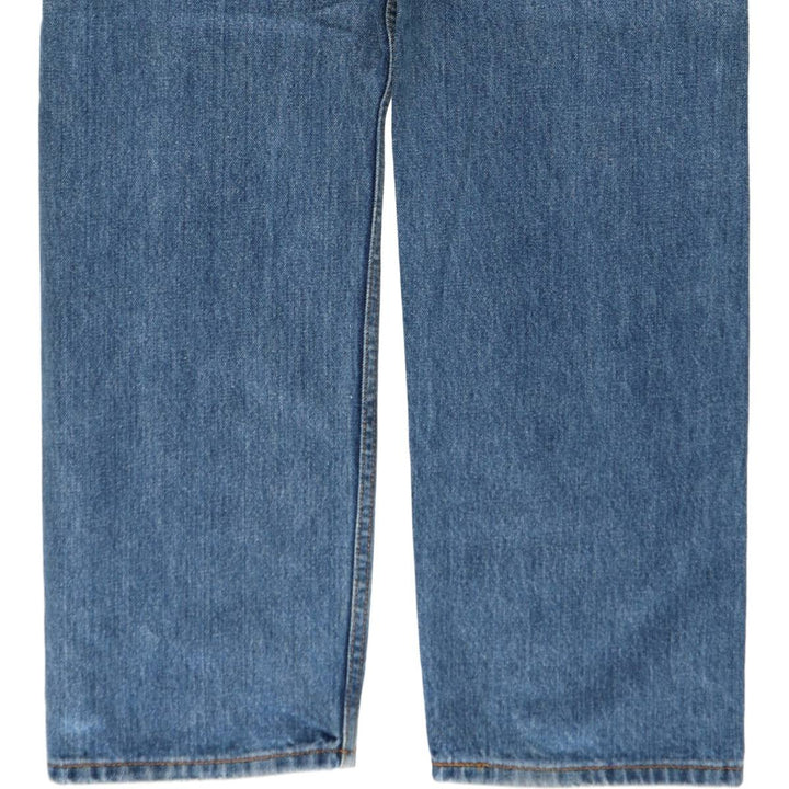 Levi's 505 tapered denim pants for men, size w37 cotton blue type Vintage Second Hand