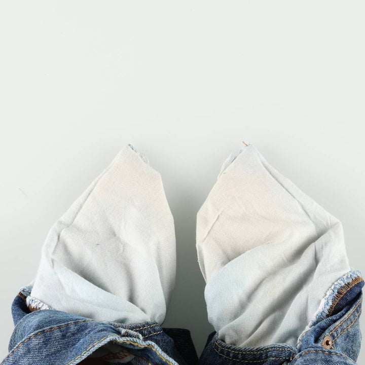 Levi's 505 tapered denim pants for men, size w37 cotton blue type Vintage Second Hand