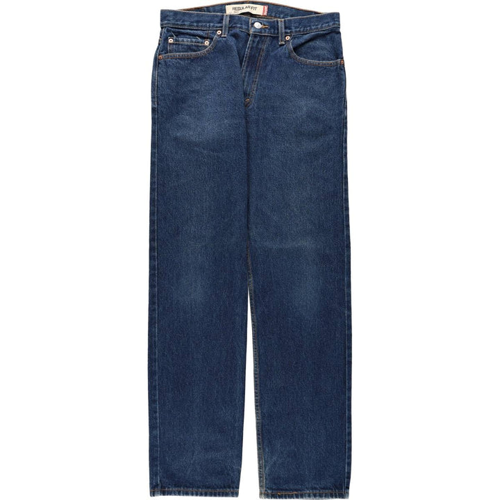 Levi's 505 REGULAR FIT tapered denim pants for men, size w36 cotton blue type Vintage Second Hand