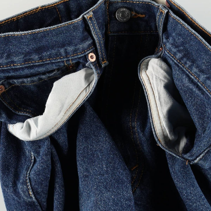 Levi's 505 REGULAR FIT tapered denim pants for men, size w36 cotton blue type Vintage Second Hand