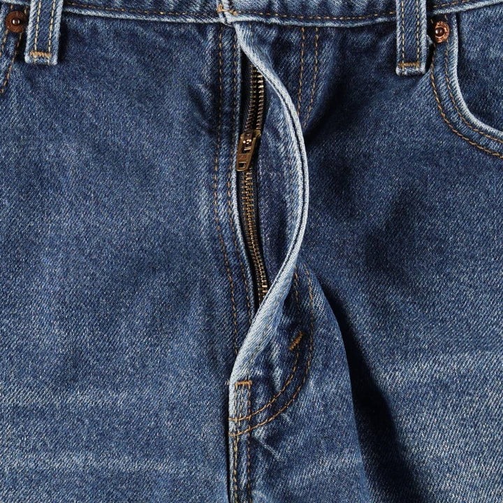 00'S Levi's 505 REGULAR FIT tapered denim pants for men, size w35 cotton blue type Vintage Second Hand