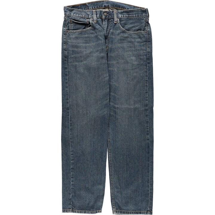 Levi's 505 tapered denim pants for men, size W34 cotton blue type Vintage Second Hand
