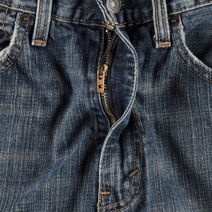 Levi's 505 tapered denim pants for men, size W34 cotton blue type Vintage Second Hand