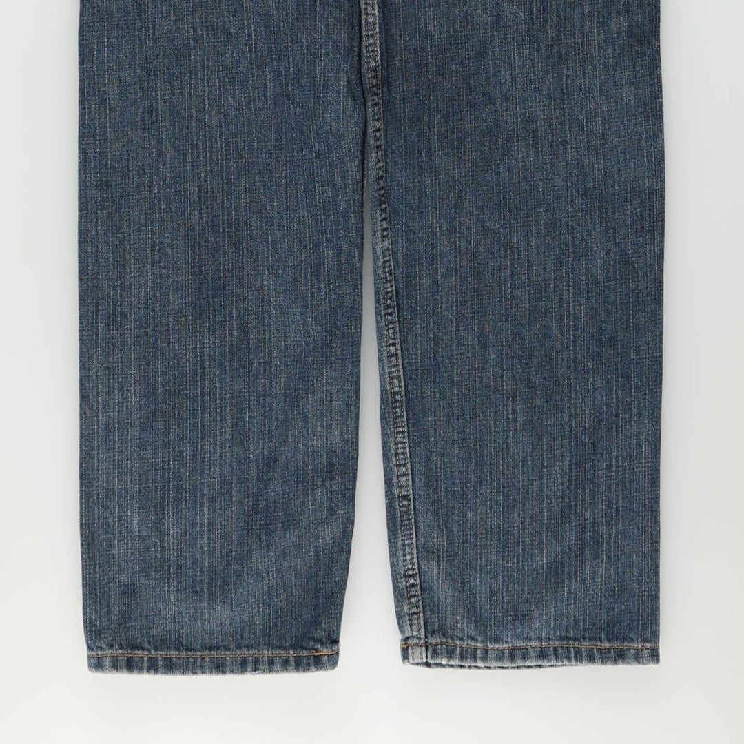 Levi's 505 tapered denim pants for men, size W34 cotton blue type Vintage Second Hand