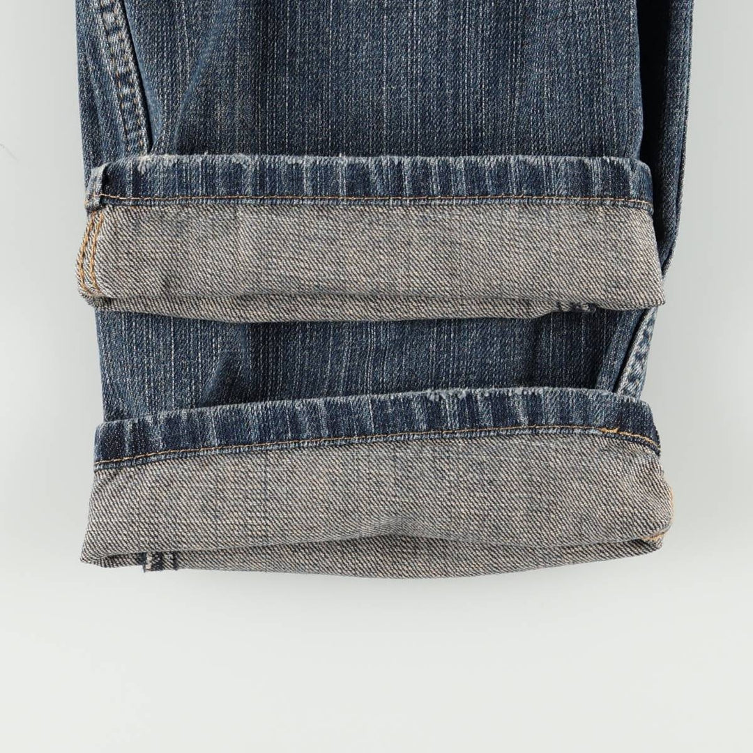 Levi's 505 tapered denim pants for men, size W34 cotton blue type Vintage Second Hand