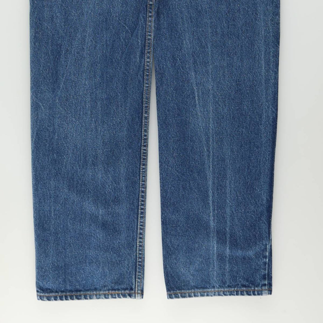 1990'S Levi's 20505-0217 Tapered Denim Pants, Orange Tab, Made in USA, Men's W37 (approx.), Vintage cotton blue type Vintage Second Hand