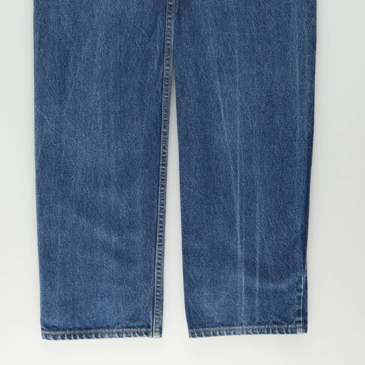 1990'S Levi's 20505-0217 Tapered Denim Pants, Orange Tab, Made in USA, Men's W37 (approx.), Vintage cotton blue type Vintage Second Hand